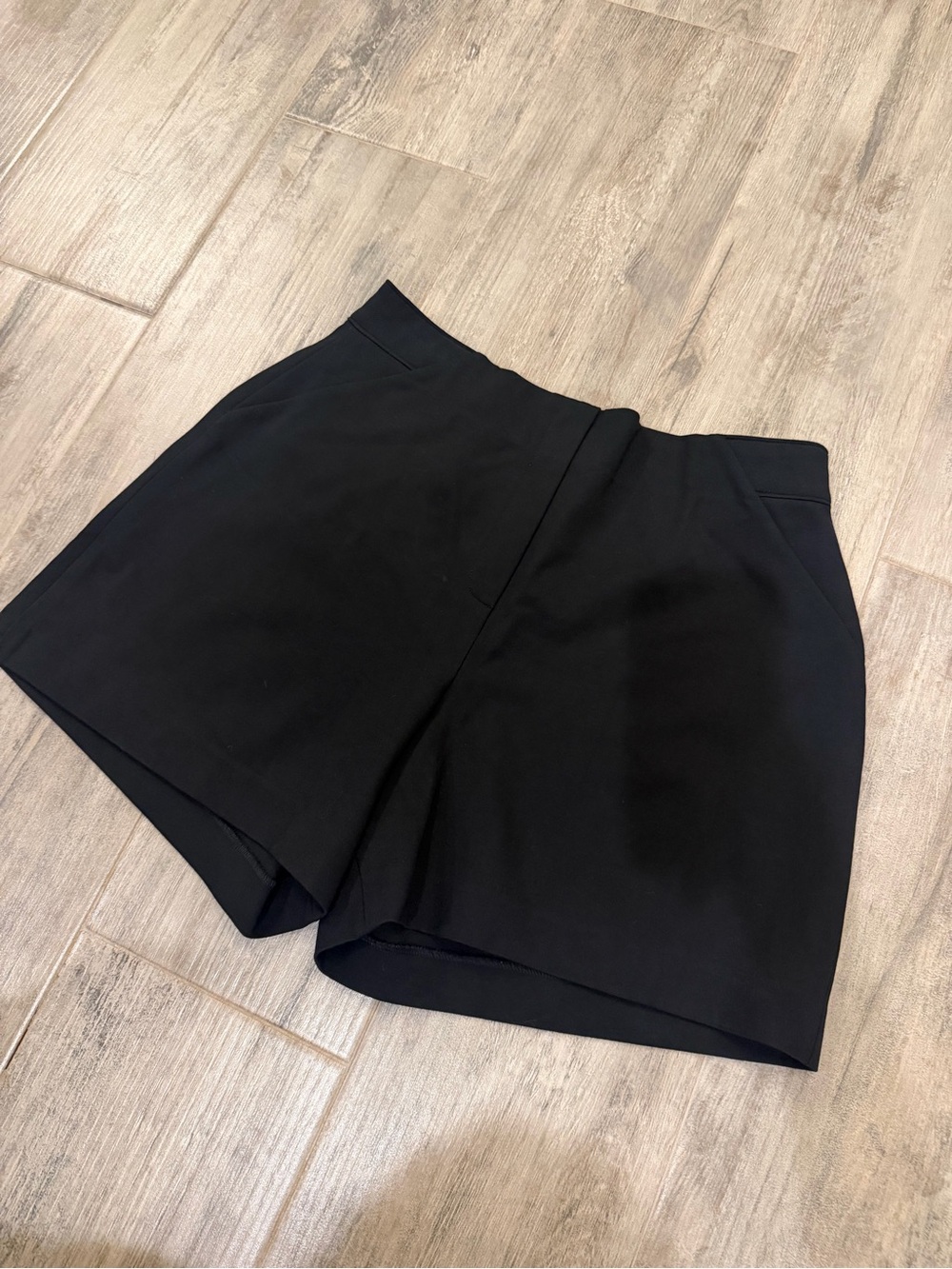 SPANX Black High-Waist Tailored Shorts